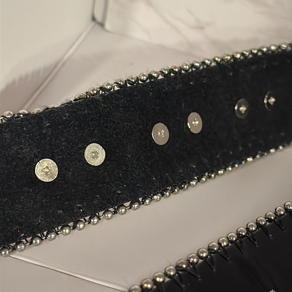 38” long Rhinestone Cowgirl Country Belt Heavy Well Made All Stones - like new!